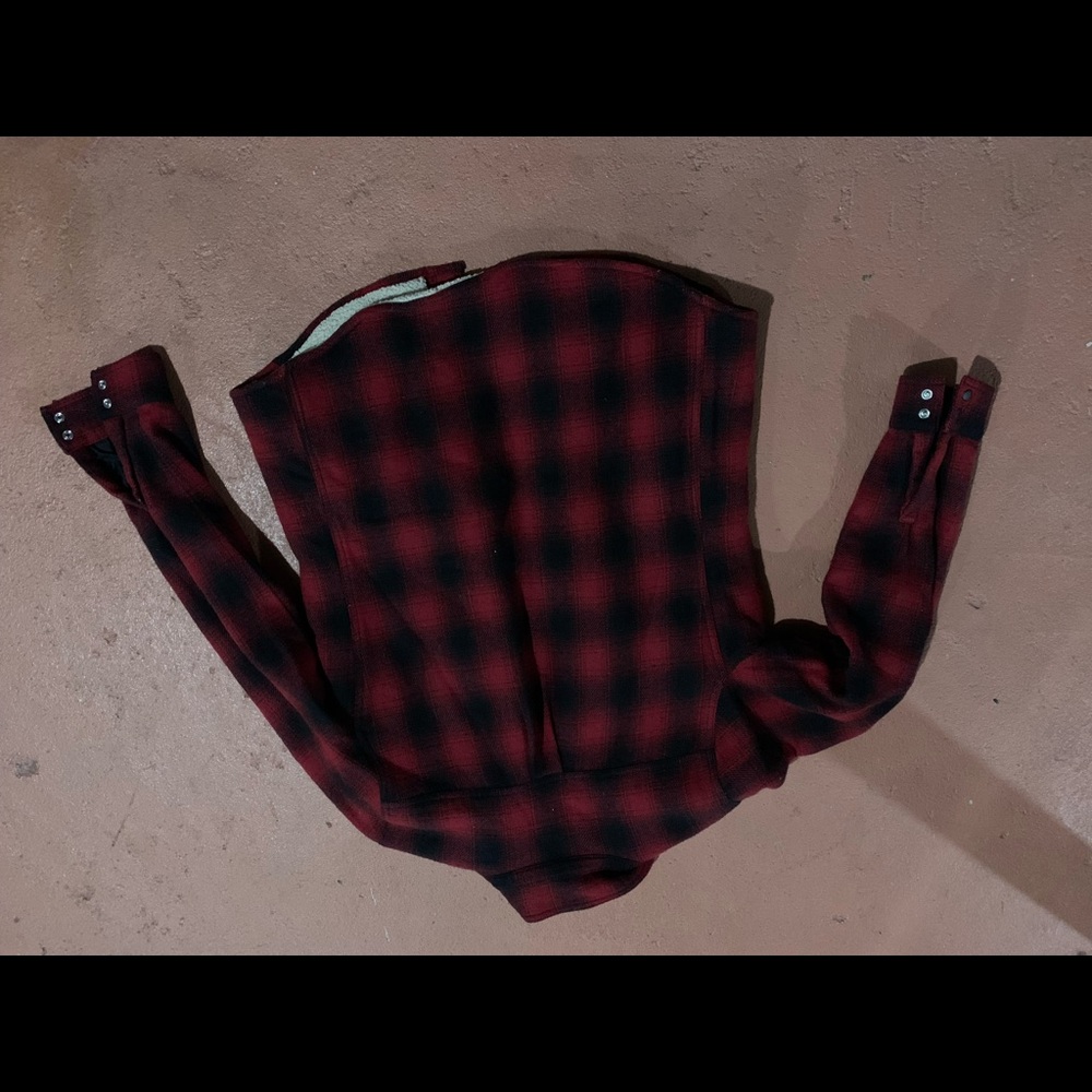 Checkered, Button Down Jacket Eddie Bauer - image 4